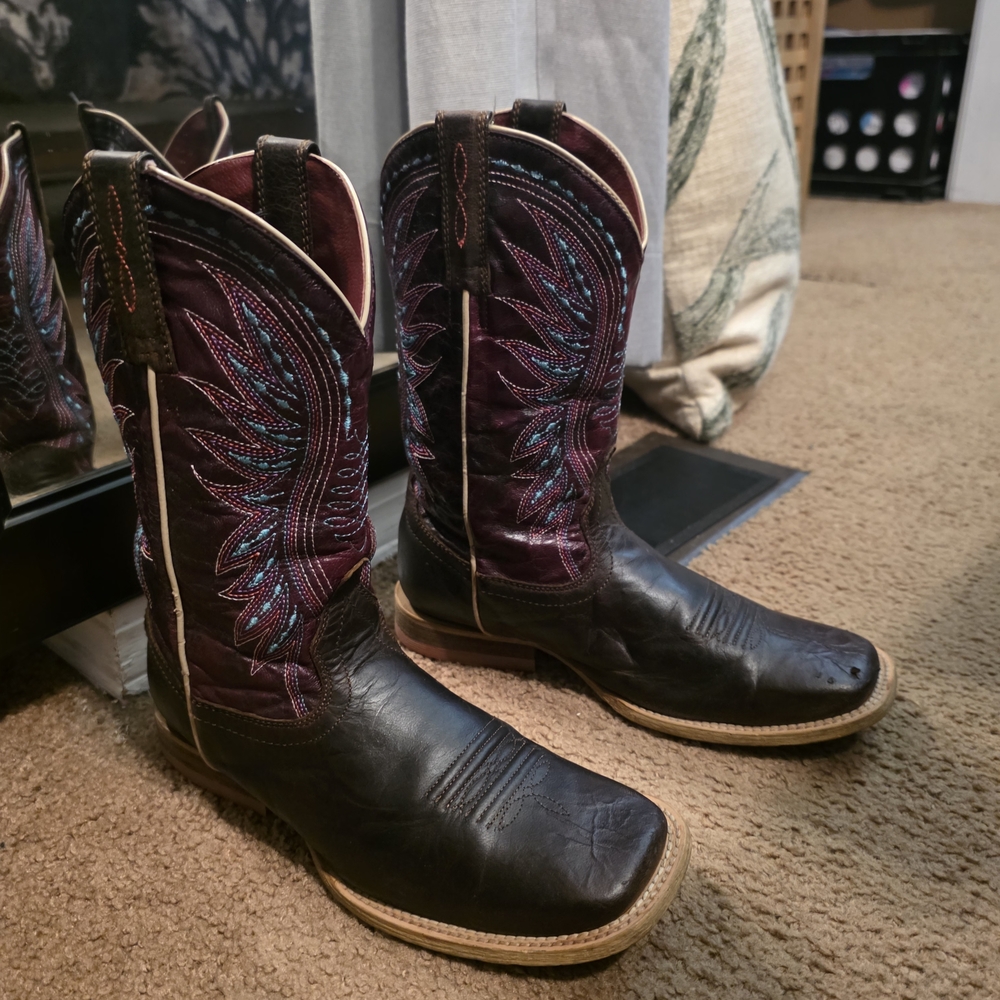 Ariat Kids Boots - Brown and Purple